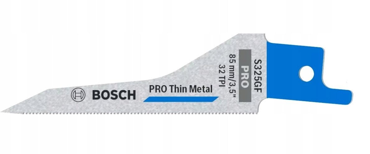 BOSCH BRZESZCZOT DO PIŁY SZABLASTEJ PRO THIN METAL S325GF 1,25 x 7 x 85mm /5szt.
