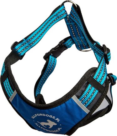 All For Dogs Szelki sportowe niebieskie r. L 70-125cm