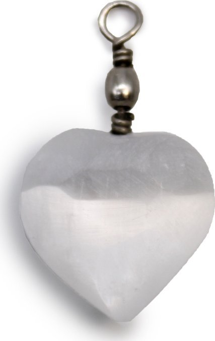 Art-Pol Selenitowy wisiorek - Serce