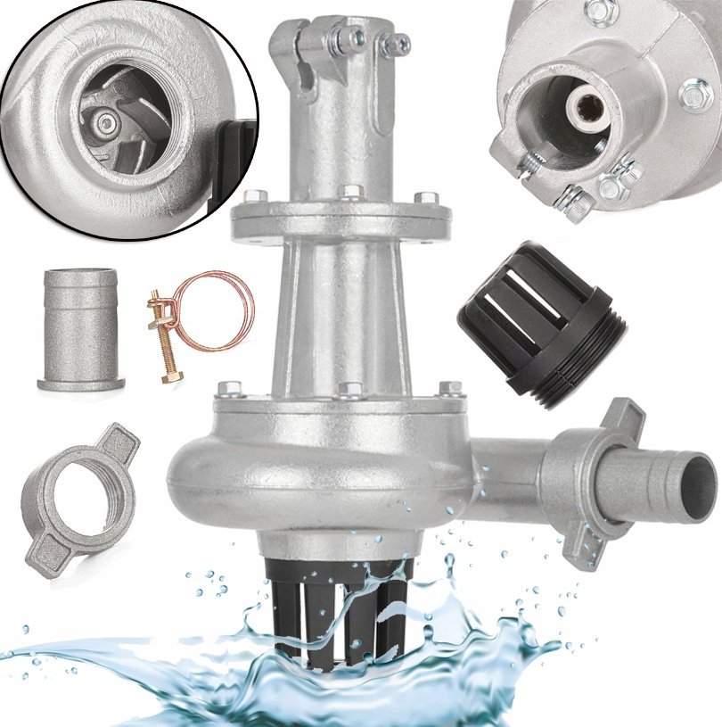 Geko Pompa do wody – przystawka do kosy spalinowej 28mm 9 frezów (20)