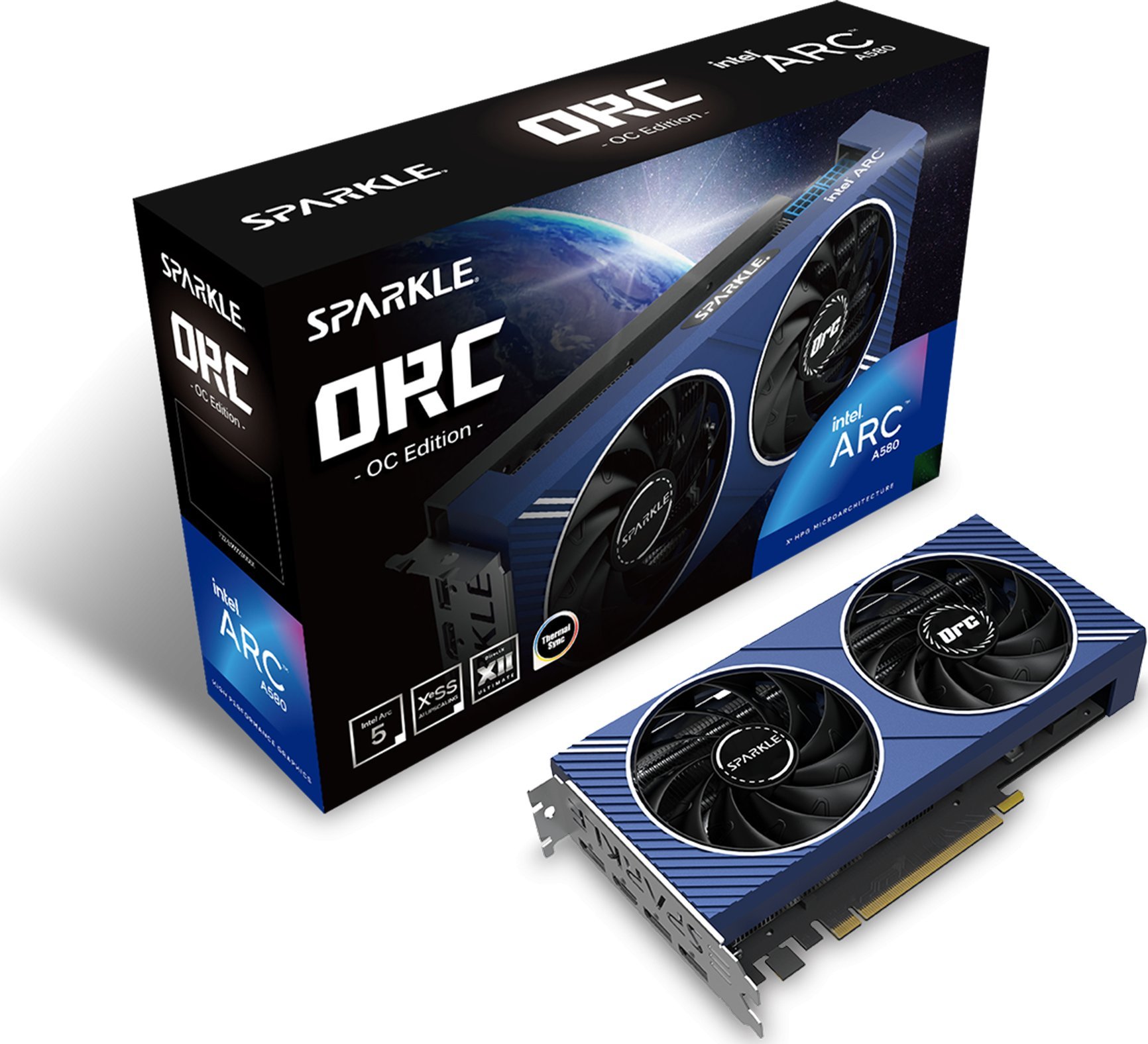 Karta graficzna Sparkle Arc A580 Orc OC Edition 8GB GDDR6 (SA580C-8GOC)