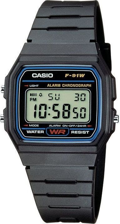 Zegarek Casio Zegarek Casio F-91W-1YER Retro Style uniwersalny