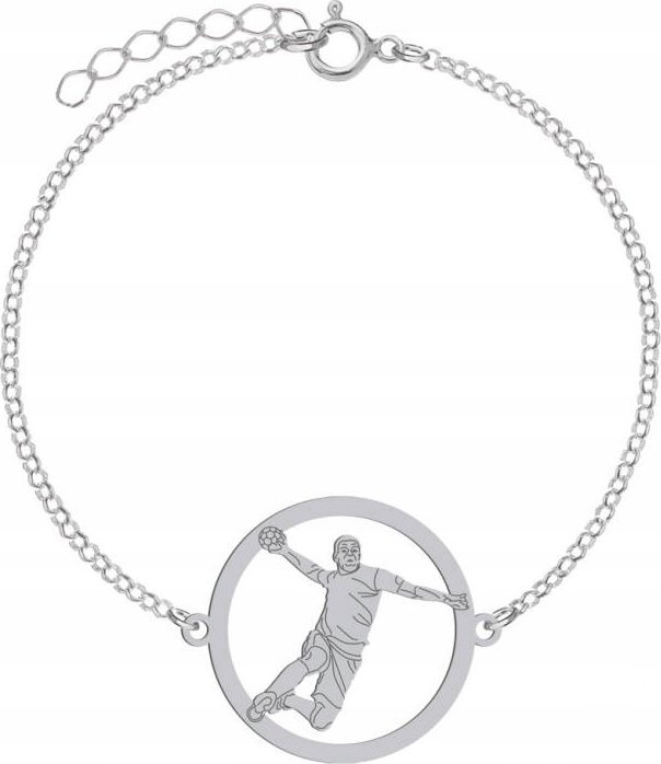 Radziszewska Jewellery Bransoletka Piłka ręczna srebro GRAWER GRATIS