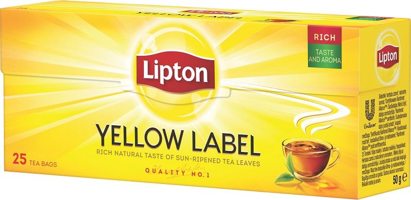 Lipton Yellow Label herbata czarna 25 torebek