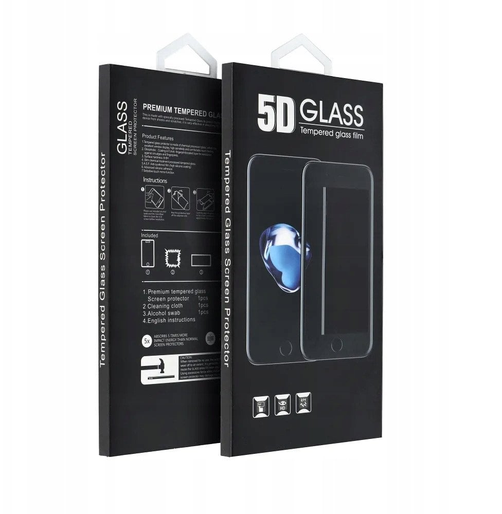 5D Full Glue Tempered Glass - do Honor 300 Pro / 300 Ultra czarny