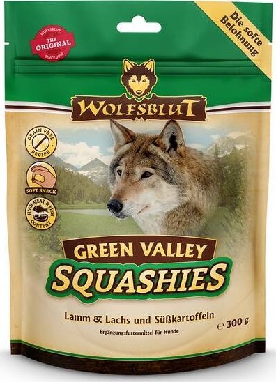 Wolfsblut Wolfsblut Dog Squashies Green Valley Przysmak Dla Psa 300g