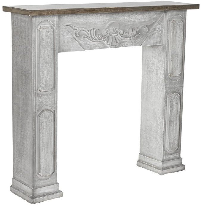 Front kominka Home ESPRIT Jodła Drewno MDF 113,7 X 26,5 X 101 cm