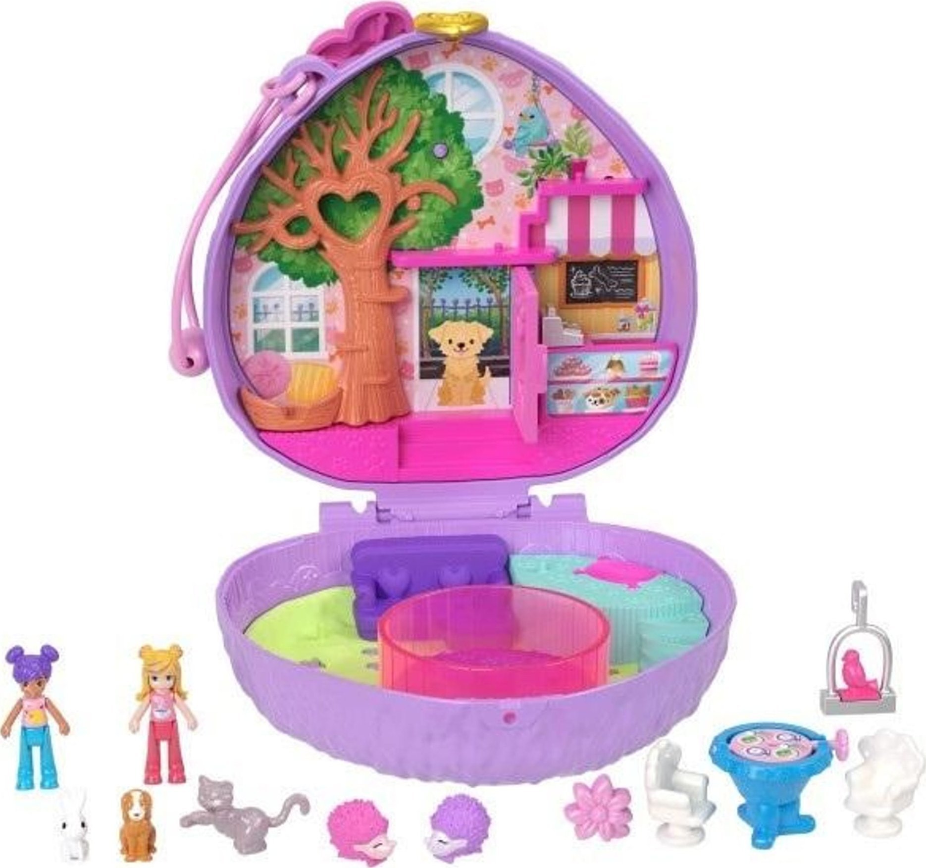 Mattel Polly Pocket zestaw Kawiarenka jeżyka HRD37