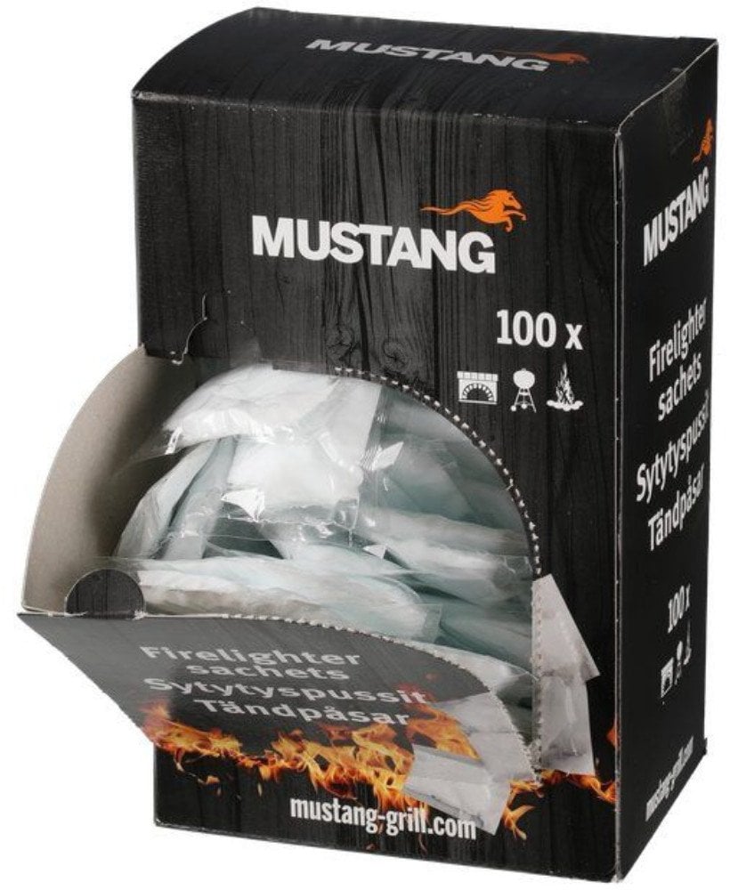 MUSTANG FIRELIGHTER BAG ODOURFREE 100PCS