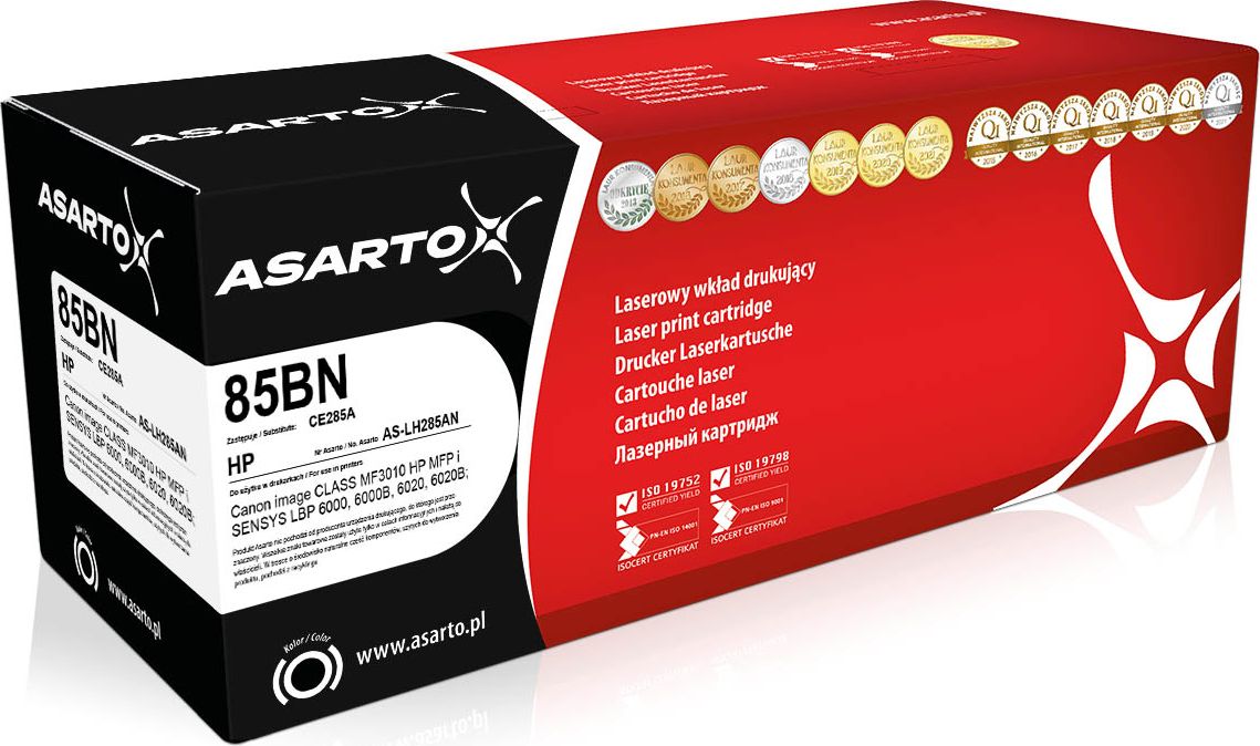 Toner Asarto Black Zamiennik CE285A (TONER HP CE285A)