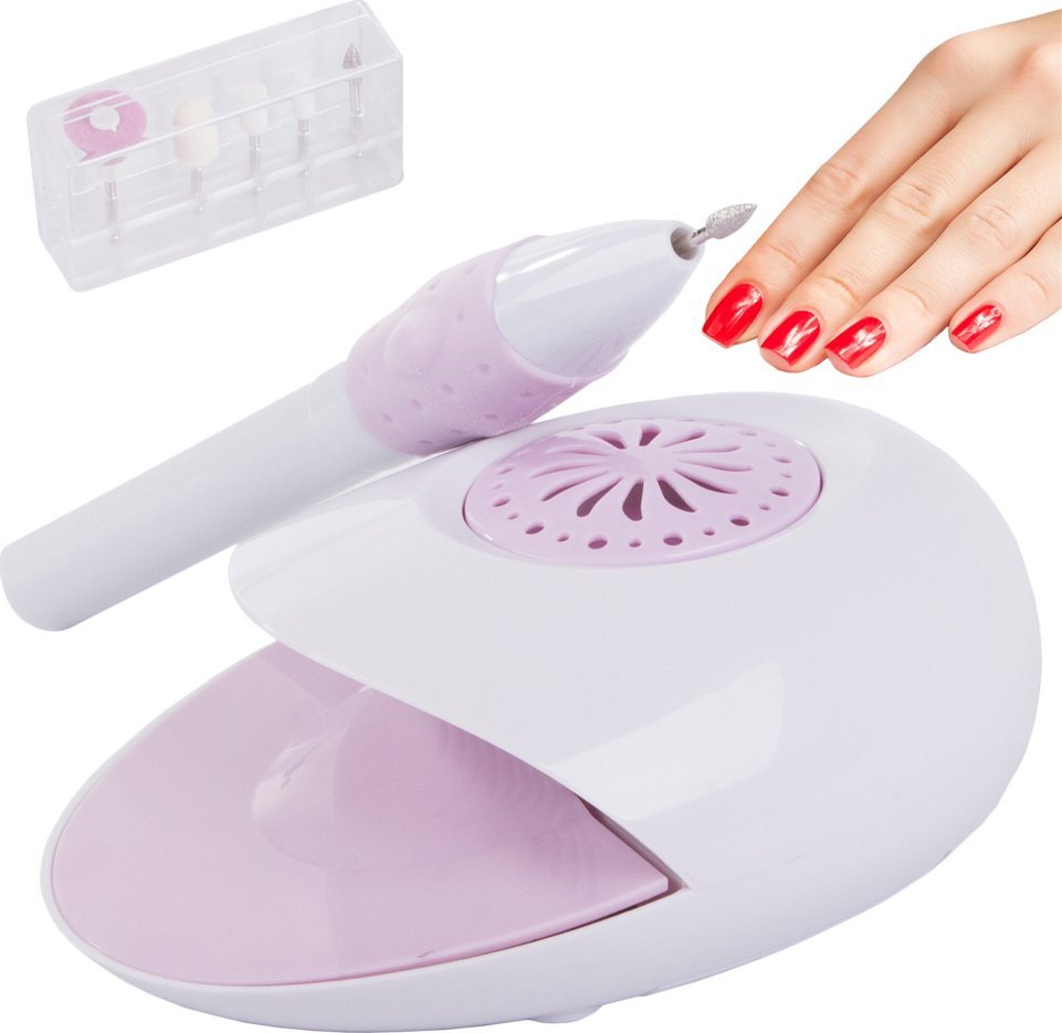 Verk Zestaw do paznokci suszarka frezarka mocna 5 frezów Zestaw do paznokci suszarka frezarka mocna 5 frezów