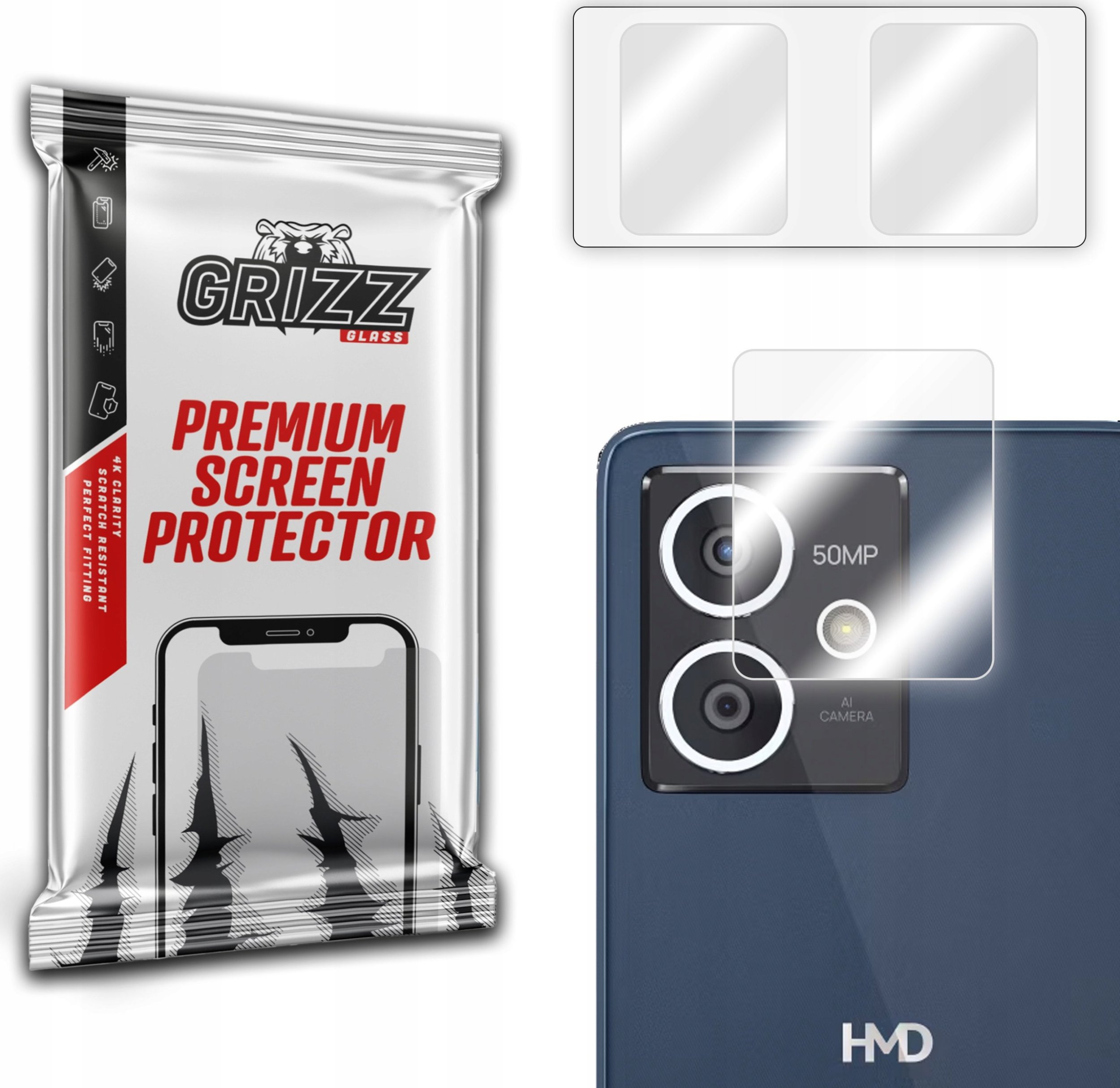 GrizzGlass Szkło na aparat GrizzGlass HybridGlass Camera do HMD Crest