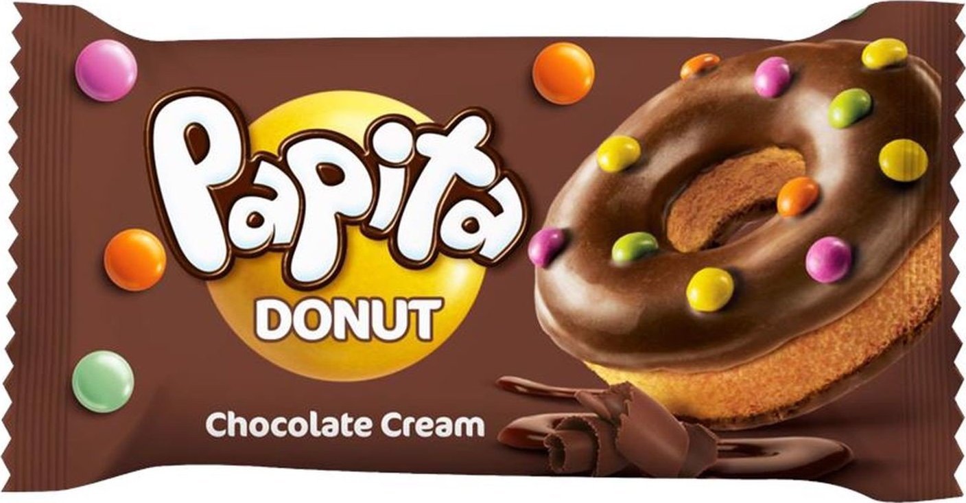 XXXXXXXX_Inny (Noname) Papita Donut o smaku czekoladowym 40 g