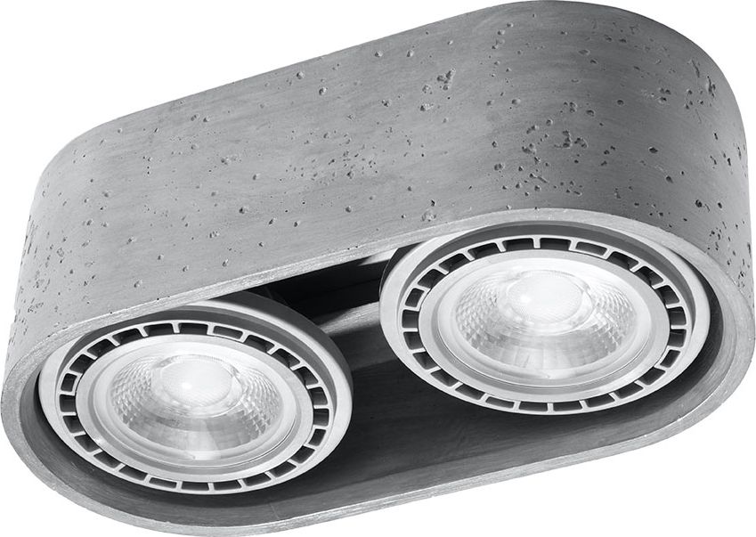 Lampa sufitowa Lumes Industrialny plafon z betonu - EX681-Basis