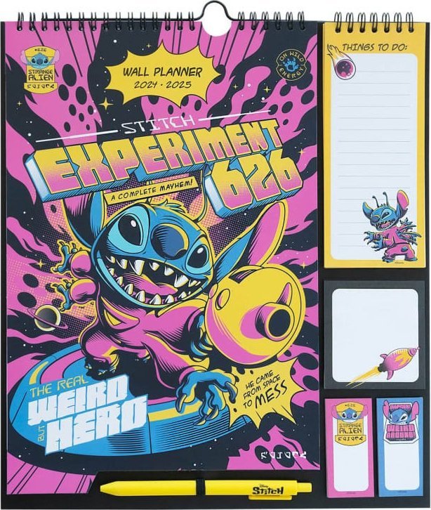 Disney Stitch - planer ścienny 2024/2025