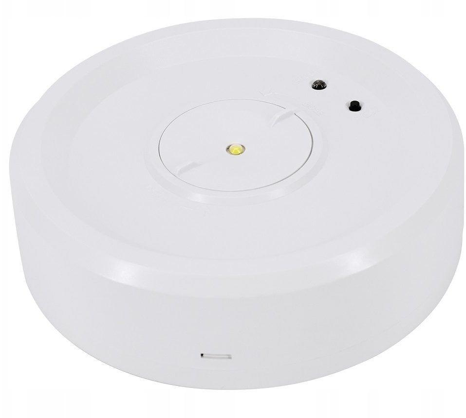 OPRAWA AWARYJNA SKALER OKRĄGŁA 3W BEZ SOCZEWKI IP40 AUTOTEST 3H CNBOP