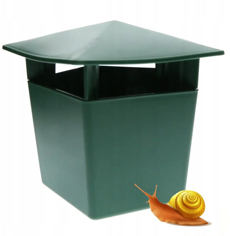 PUŁAPKA NA ŚLIMAKI Naturalna EKOLOGICZNA WABIK Przeciw ŚLIMAKOM Domek XL