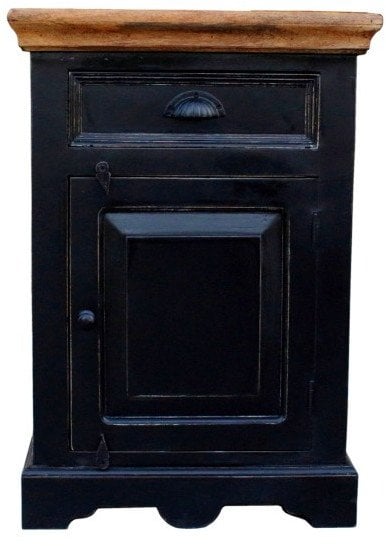 Komoda Korsika, mango mediena/juoda/medus