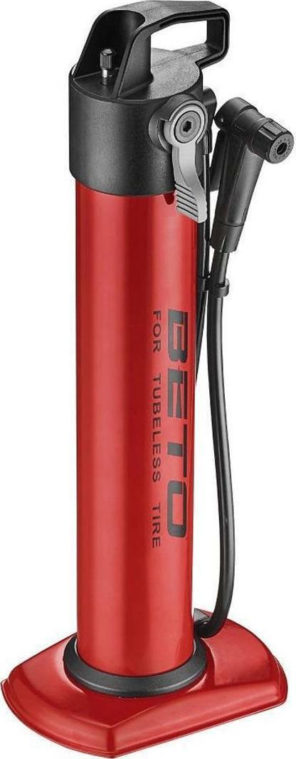 Beto Pompka podłogowa Beto CJA-001S z zasobnikiem do opon bezdętkowych i fat bike Uniwersalny