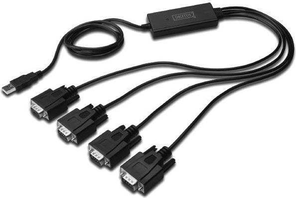 Kabel USB Digitus USB-A - RS-232 1.5 m Czarny (DA70159)