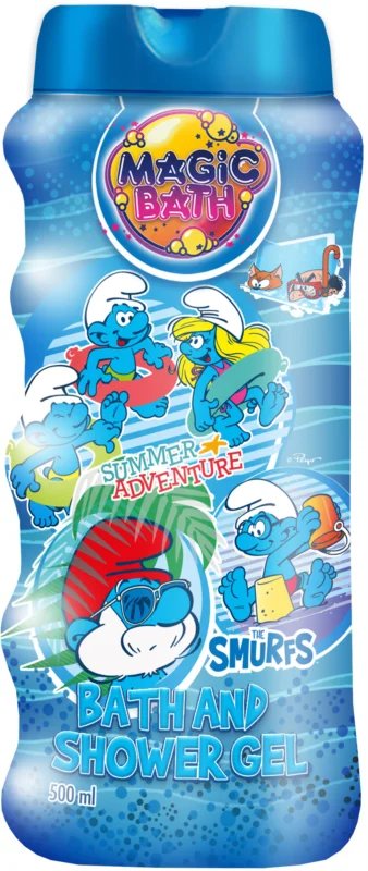 Smerfy Disney Magic Bath Smurfs Żel pod prysznic - 500Ml