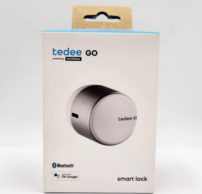 Tedee Tedee GO TLV2.0A srebrny z białym przyciskiem