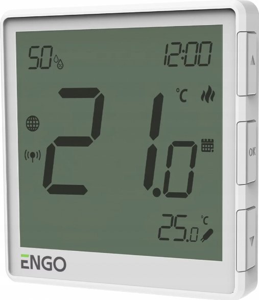 Engo Engo podtynkowy, internetowy regulator tempertatury ZigBee 230V, biały EONE230W