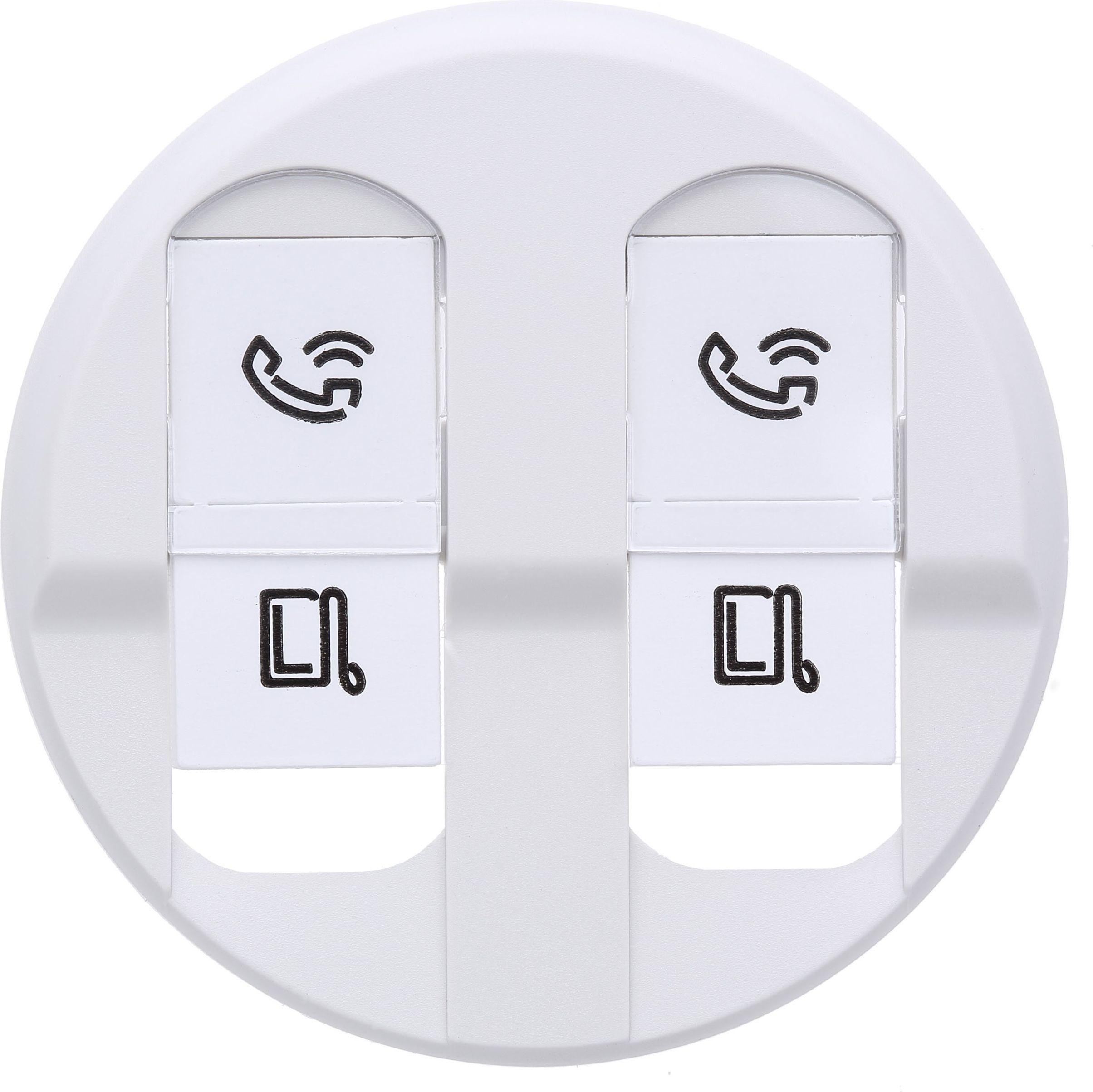 Legrand Plakietka gniazda teleinformatycznego Celiane biała - 068252