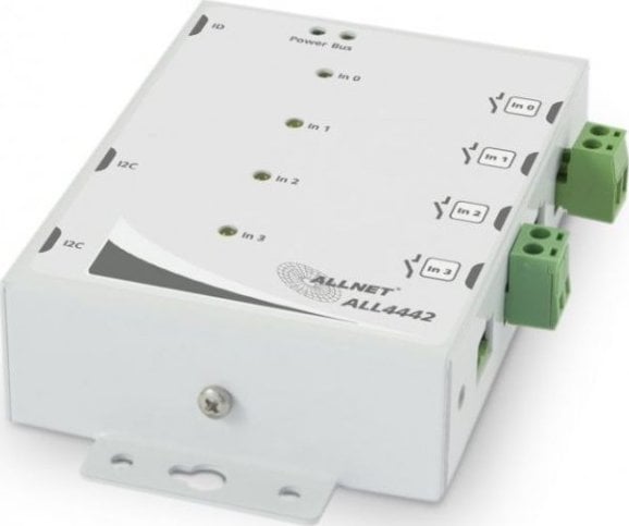 System przekazu sygnału AV Allnet ALLNET MSR IO ALL4442 / 4-fach Kontakteingang mit Impulsverl.