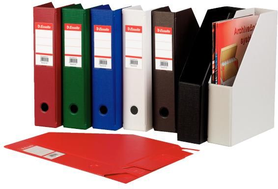 Esselte Pojemnik na dokumenty, czasopisma A4 składany PCV 70mm czarny (10K216A)