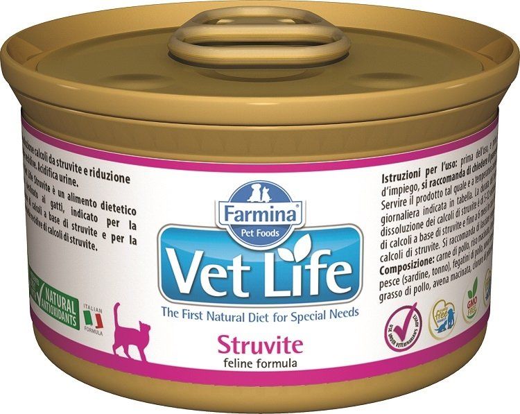 Farmina Pet Foods FARMINA KOT VET LIFE STRUVITE puszka 85g /12