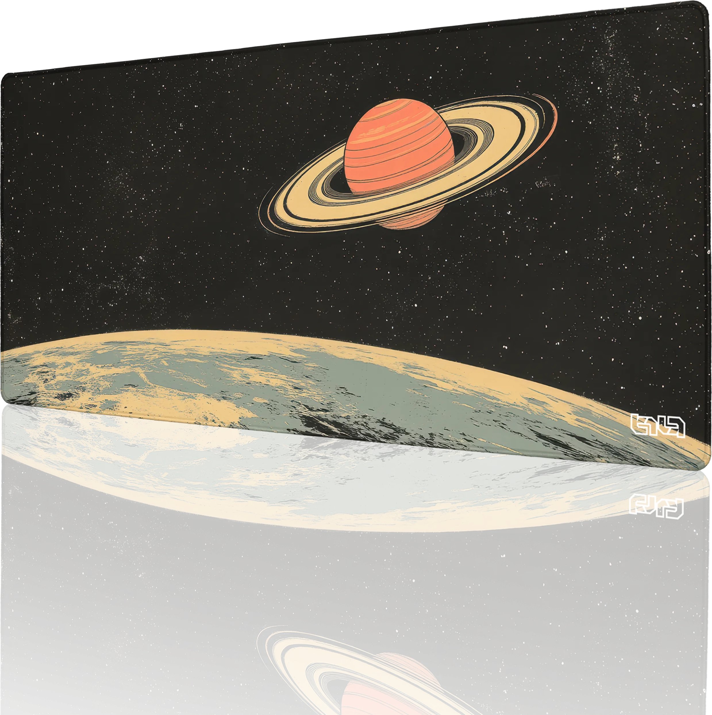 PODKŁADKA POD MYSZKĘ XXL Z Księżyców Saturna 90x40 TILT Wytrzymała