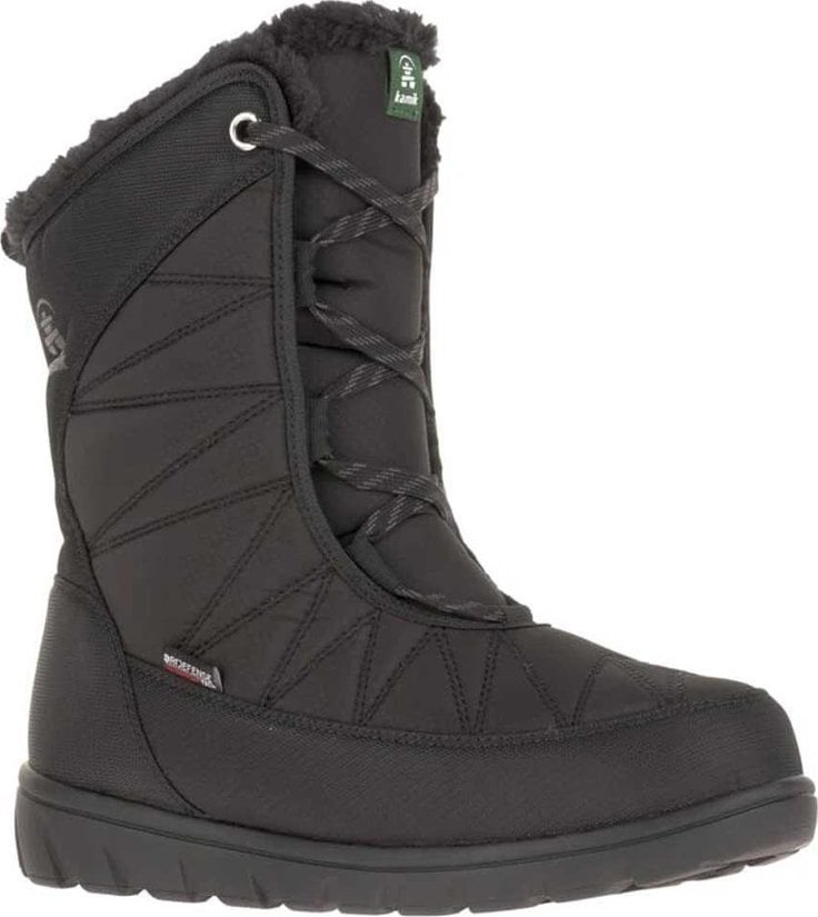 Buty trekkingowe damskie Kamik W'S HANNAH MID, BLK, 41 (us 10); uk 8