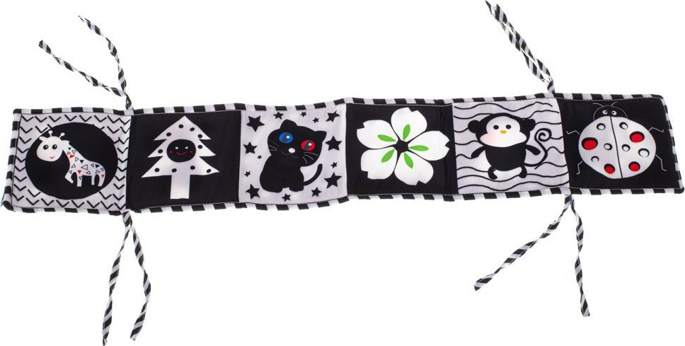 Kontext Książeczka edukacyjna ochraniacz sensoryczny na łóżeczko biedronka