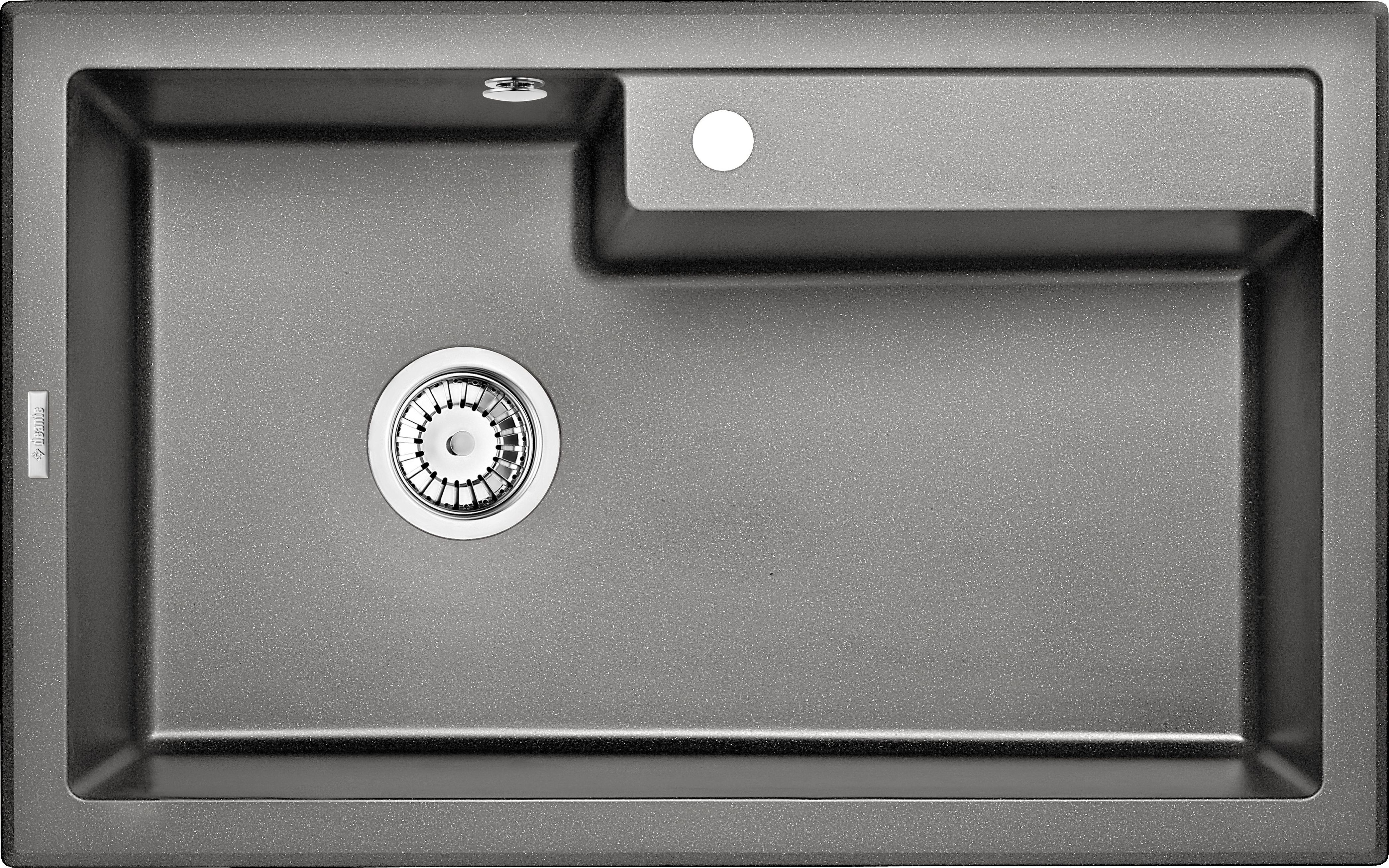 Zlewozmywak Deante ZLEW.ERIDAN ANTRACYT METALIK GRANIT 1K 800X500X214 + SPACE SAVER