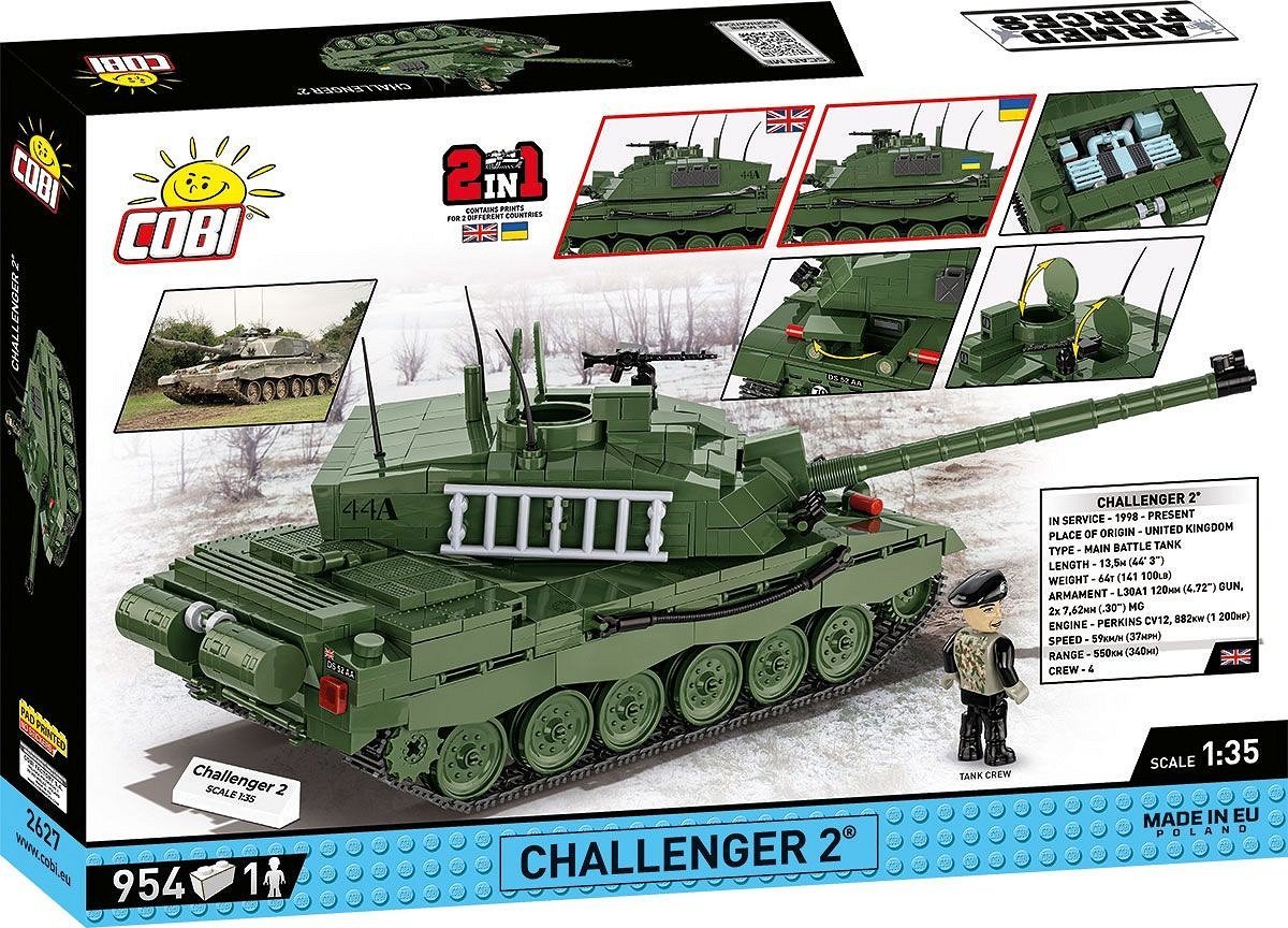XXX_Cobi Klocki (Cobi) Klocki Challenger 2 954 klocki