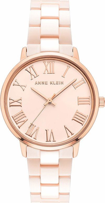 Zegarek Anne Klein Zegarek damski Anne Klein AK-3718LPRG różowy