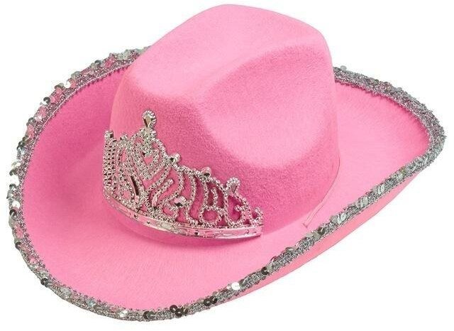 Widmann Kapelusz kapelusz kowbojski różowy z koroną