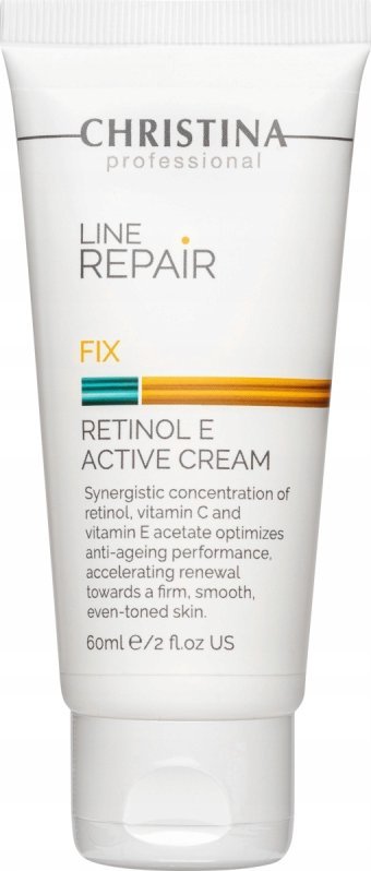 Line Repair Fix Retinol E Active Cream - Krem z retinolem i witaminą E, 60 ml