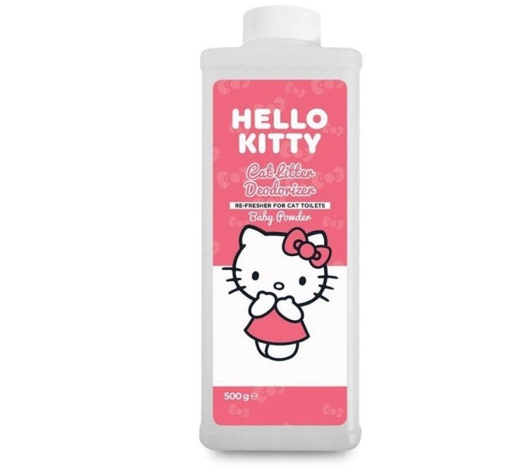 Hello Kitty, od�wie�acz do kuwety, baby powder, 500 gr