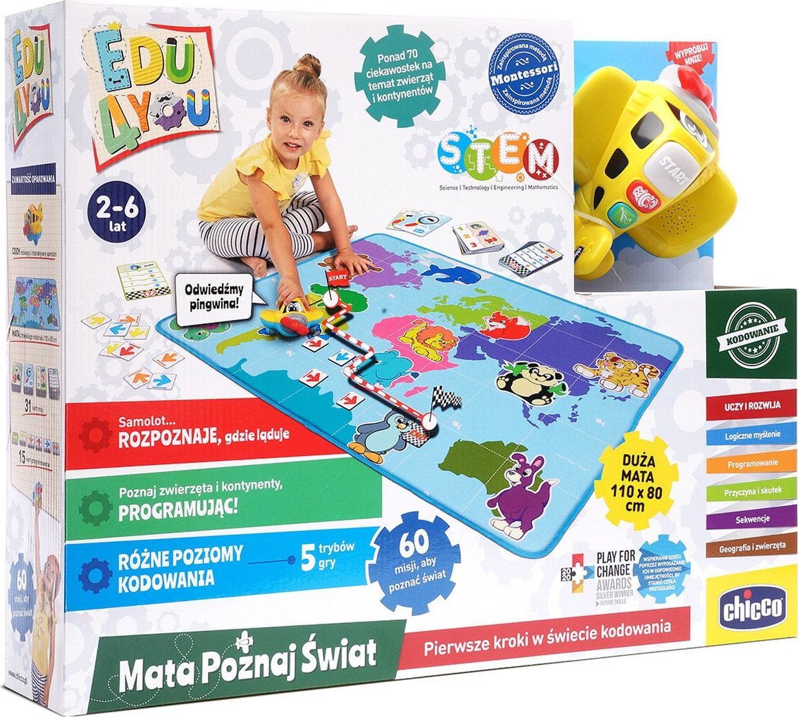 Chicco Mata Poznaj Świat - Baw się i koduj Chicco