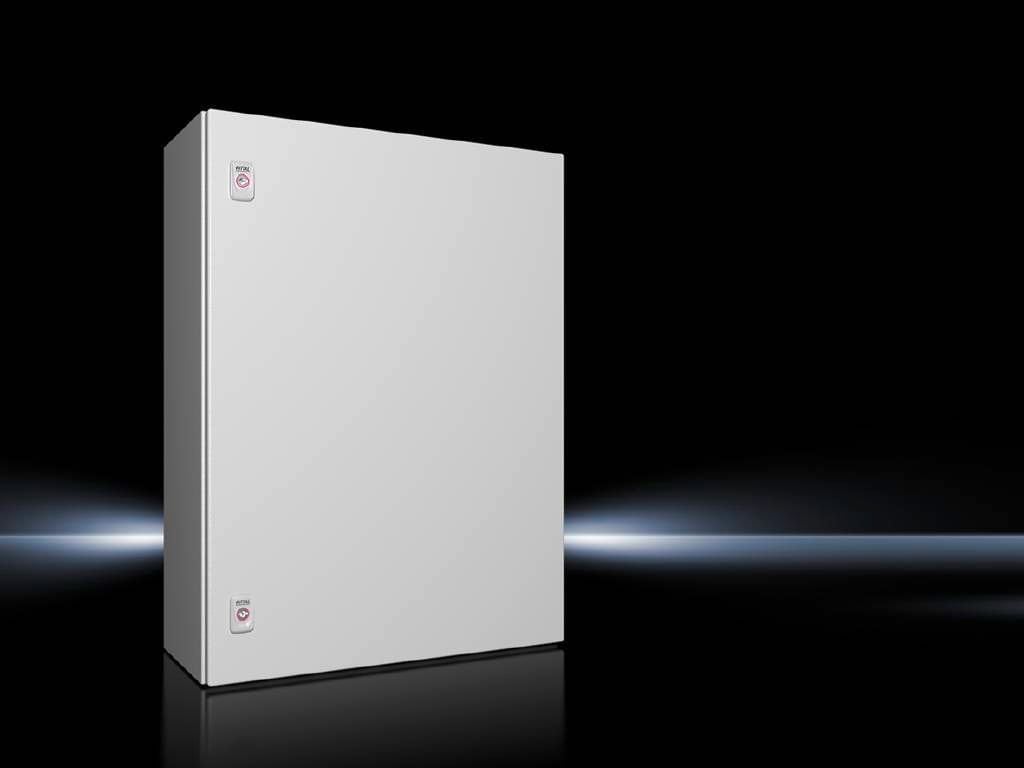 Rittal AX Obudowa kompaktowa 600x800x250 mm blacha stalowa z pł. mont. jednodrzwiowa 2 zamki dźwigienkowe 1058.000