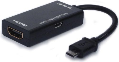 Adapter USB Savio CL-32 microUSB - HDMI + microUSB Czarny (SAVIO CL-32)