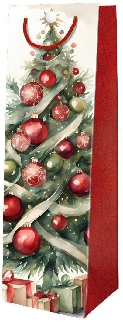 JU-PITER Torebka ozdobna Święta BN Choinka czerwona butelkowa