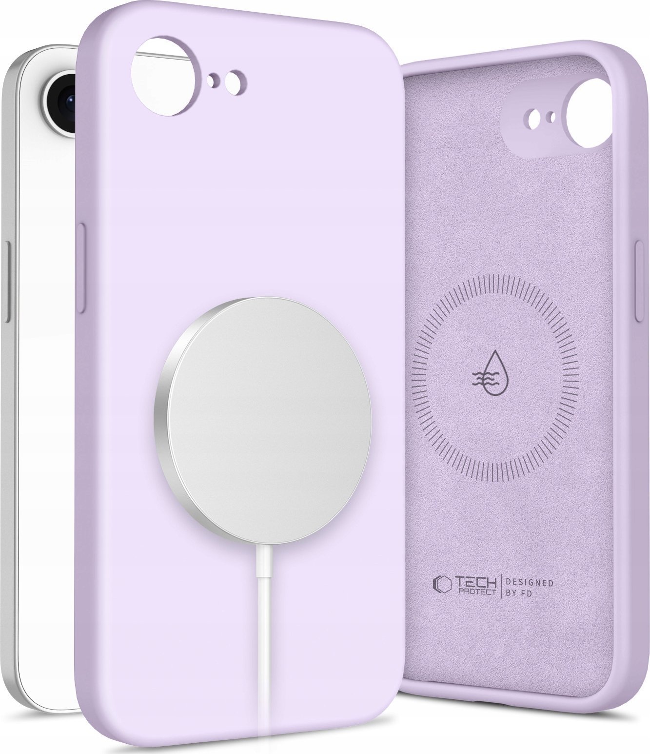 TECH-PROTECT LIQUID SILICONE MAGSAFE IPHONE 16E MAUVE