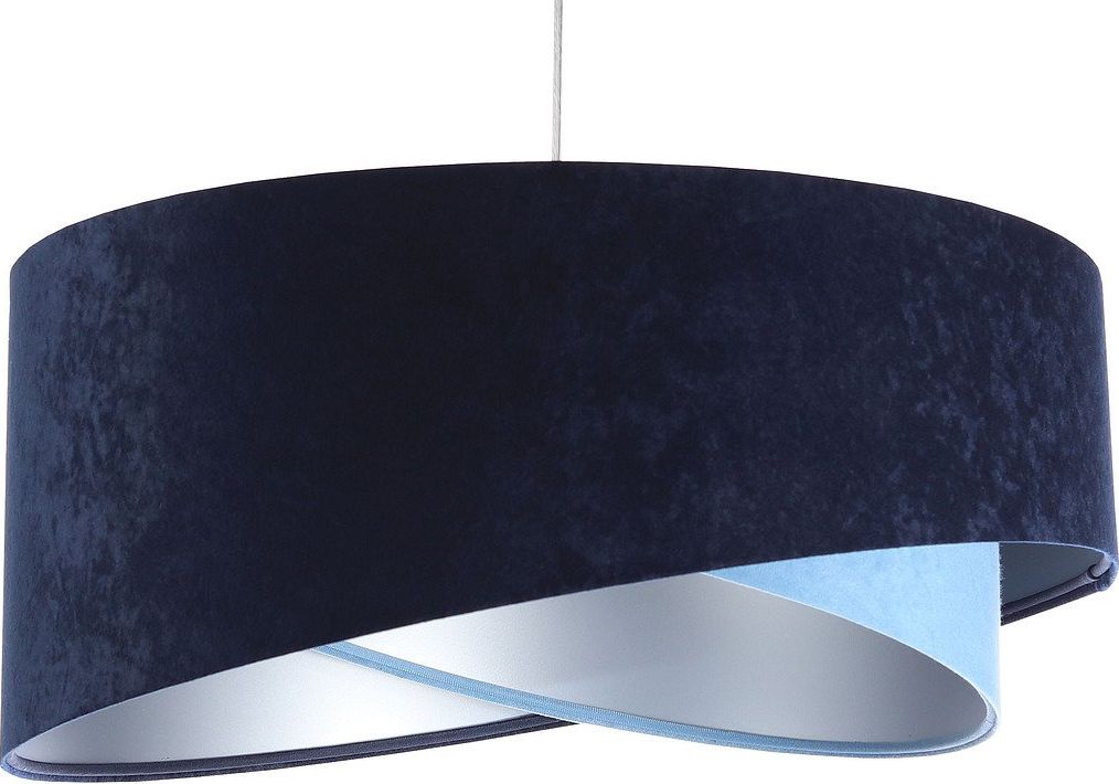Lampa wisząca BPS KONCEPT Lampa wisząca THUNDERCLOUD BLUE granatowa/srebrna