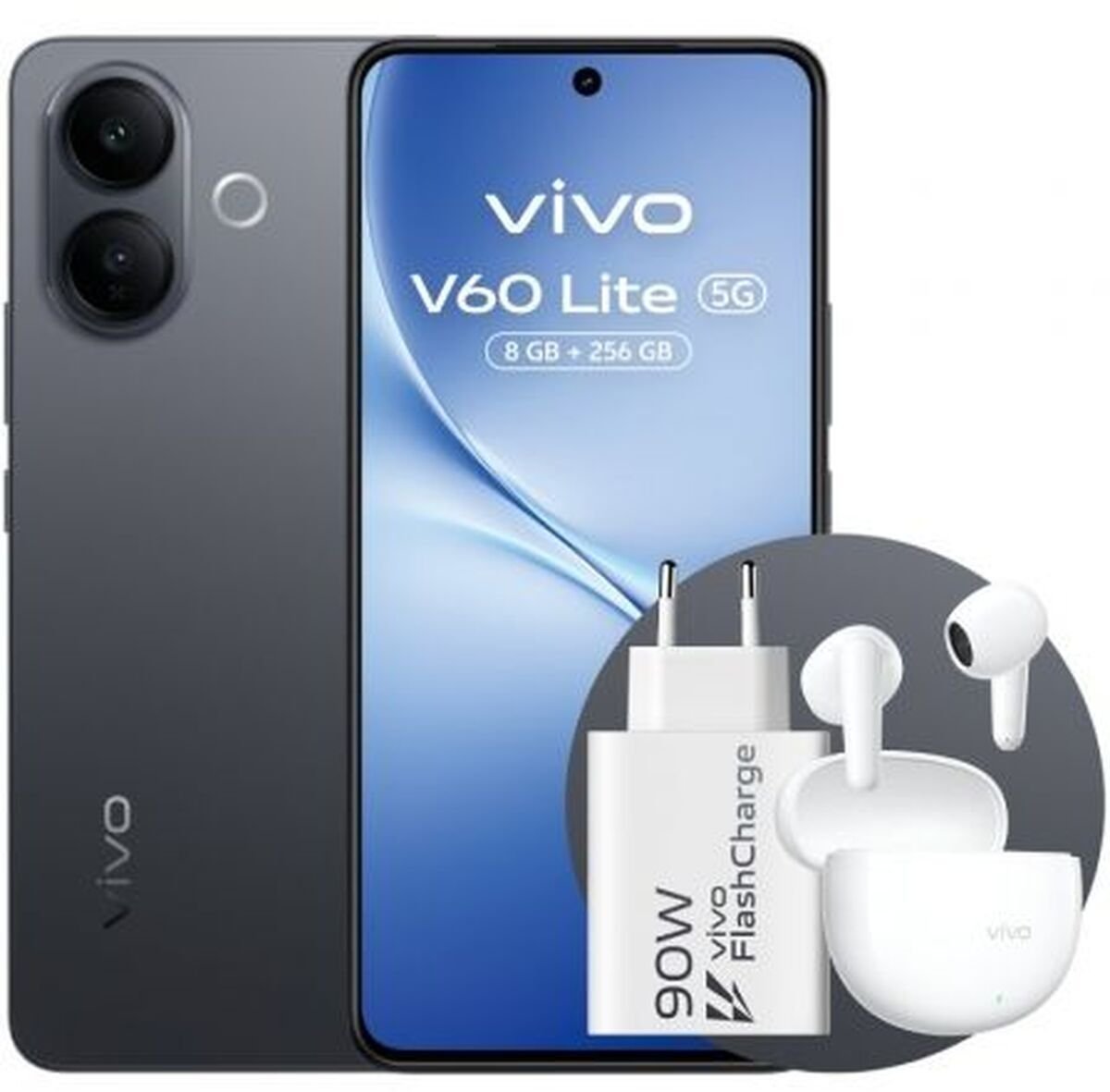 Smartfon Vivo Smartfony 5671245 Octa Core 8 GB RAM 256 GB Czarny