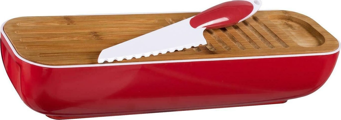 Intesi KOMPLET 3W1 DESKA, POJEMNIK Z NAPISEM I NÓŻ CZERWONY