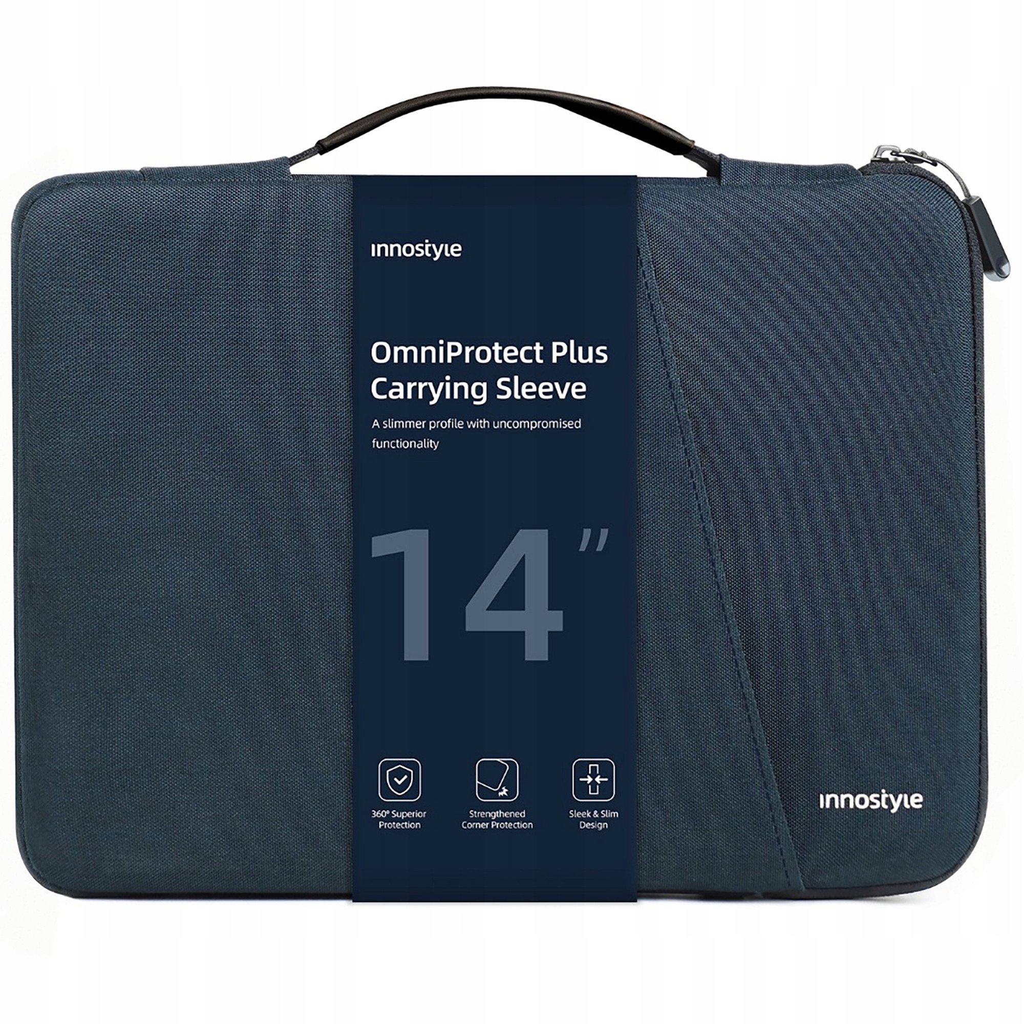 INNOSTYLE TORBA NA LAPTOPA 13 14 WODOODPORNA ETUI OMNIPROTECT PLUS NIEBIESKA