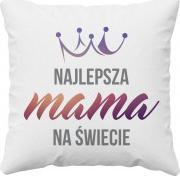 Koszulkowy Najlepsza mama na świecie - poduszka z nadrukiem